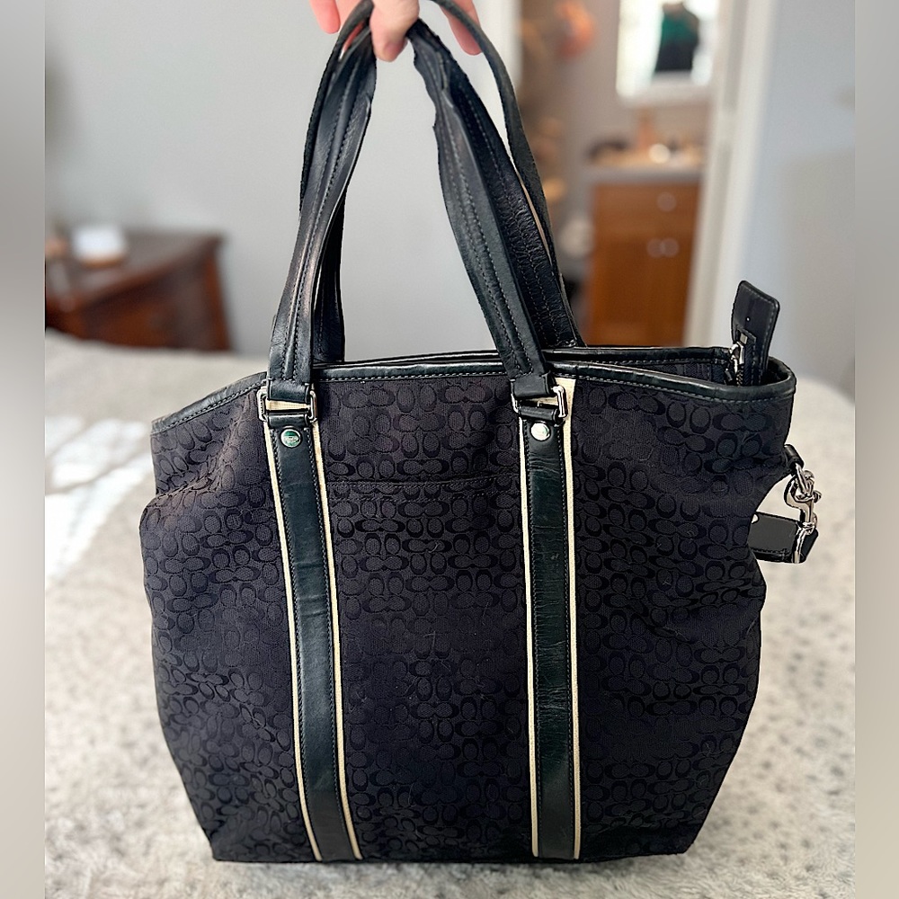 Closet clean out! Authentic Coach tote/crossbody